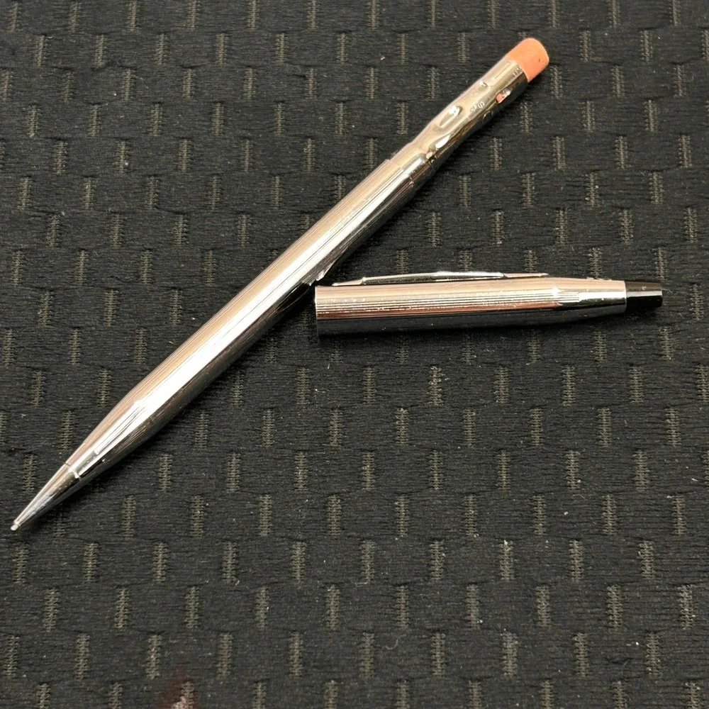 Cross Century‎ Lustrous Chrome Mechanical Pencil Made in USA Vintage with Box